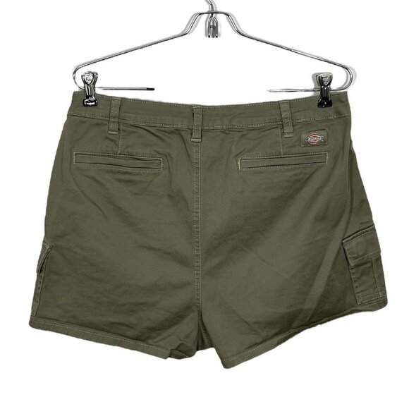 Dickies Army Green Cargo Shorts High Waisted - Picture 5 of 5
